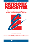 Essential Elements Patriotic Favorites for Strings Viola string method book cover